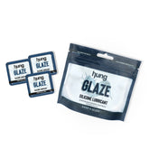 Hung Glaze silicone lubricant pouch and individuals